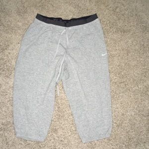 Grey Nike Crop Joggers